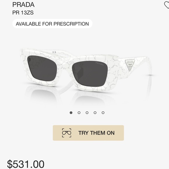 Prada PR 13ZS Sunglasses, New in box! Authentic! - Picture 10 of 10